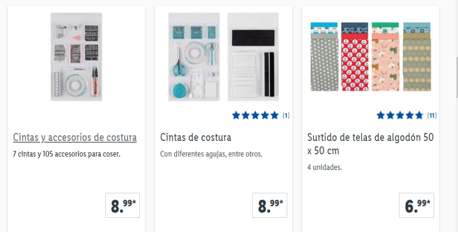 lidl maquinas de coser