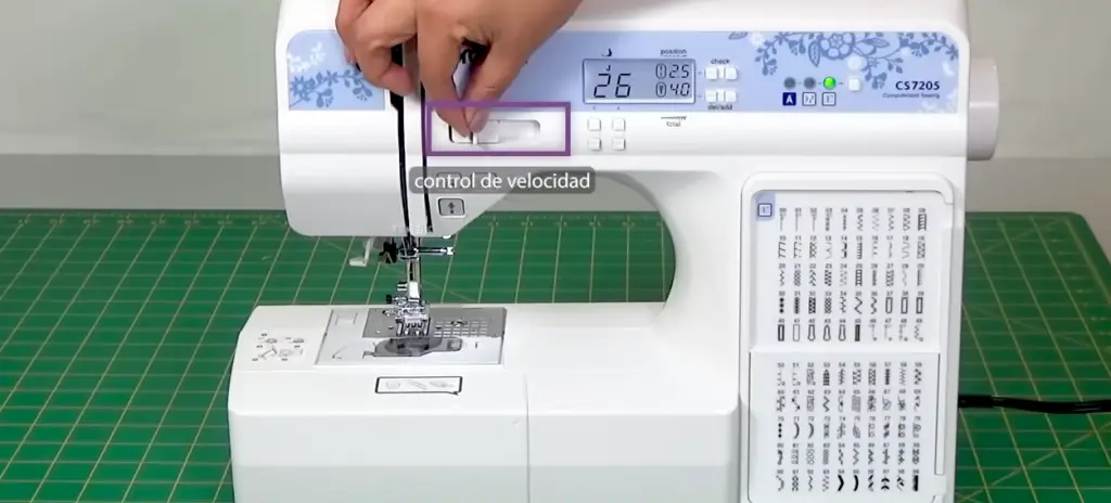 maquina de coser brother cs7205 precio control de velocidad